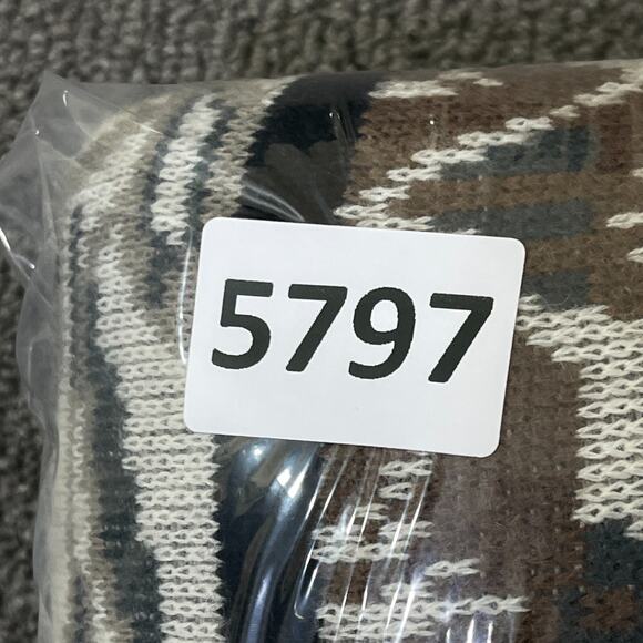 Chacok Sweater Lambs Wool Blend France Boho Bat Wing Sleeves Vintage Mock Flawed - Picture 11 of 11